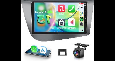 Autoradio Seat Leon – Autoradio Android – Multimedia Systeem – Navigatie Radio – Bluetooth Radio – 9 Inch Touchscreen – 4GB RAM & 64GB Opslag – Draadloos CarPlay & Android Auto