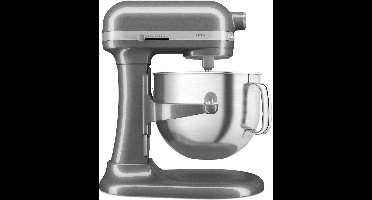 KitchenAid keukenmachine - Artisan - In hoogte verstelbare kom - 375 W - 11 snelheden - 3 RVS accessoires - 6,6L - Tingrijs
