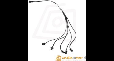 EL-wire splitter kabel 1 naar 5 40cm