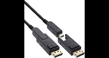 InLine® DisplayPort 1.4 AOC-kabel, 8K4K, DisplayPort-stekker afneembaar, 20 m
