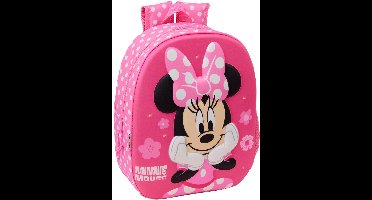 Schoolrugzak Minnie Mouse Roze 27 x 33 x 10 cm