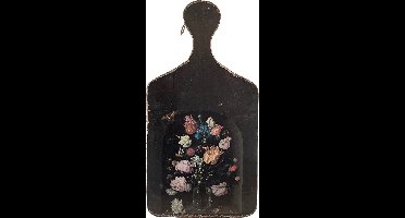 Houten wandplank oude meesters met paperprint Bohemien