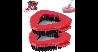 Set van 2 schrobborstels - hard - voor universele reiniging - 2 stuks