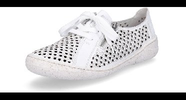 Rieker dames veterschoen wit