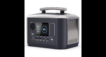 Draagbare Powerstation – Mobiele Generator – Externe Accu – Noodstroomvoorziening – 537 Wh Capaciteit – 1200 W Piekvermogen