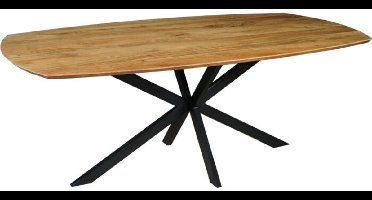 Eettafel Nevada Deens ovaal mangohout 240x110 cm - Naturel