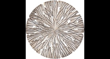 PTMD Wandpaneel Bonte - 90x2x90 cm - MDF - Creme