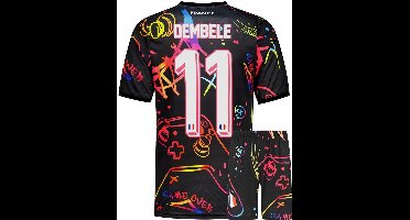 Frankrijk Voetbaltenue Dembele - Gaming - Voetbal Tenue Kinderen - Shirt en Broekje - Jongens en Meisjes - Volwassenen - Heren en Dames - Maat 140