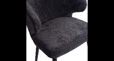 PTMD - Eetkamerstoel Fiori - Grijs - 57x56x80cm