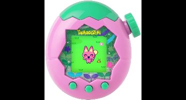 Bandai - Tamagotchi Paradise Aarde - Virtueel huisdier om te verzorgen - Tamagotchi met zoomwiel - Interactief speelgoed in het Frans - Aarde-model roze en groen - Kinderspeelgoed vanaf 6 jaar - 43421