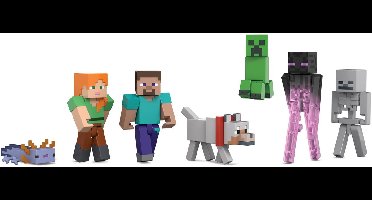 Minecraft World Builder Pack, 6 jaar, Minecraft, Meerkleurig, Kunststof