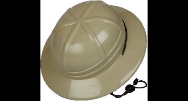 Ravensden Safarihelm - Kaki jungle helm voor kinderen - Carnaval accessoires