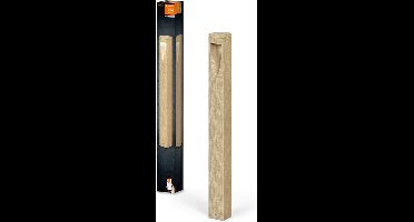 LEDVANCE SMART+ Outdoor WiFi path light 7,5W, 600lm, hout, met warm wit licht (3000K) en 16 miljoen kleuren, hoogwaardige aluminium behuizing, bedienbaar via app, compatibel met Amazon, Google en Co.