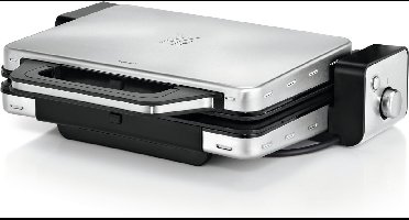 WMF Lono Contactgrill 2-in-1 - Grillplaat - RVS - 2100W - Geschikt voor Panini en Grillen