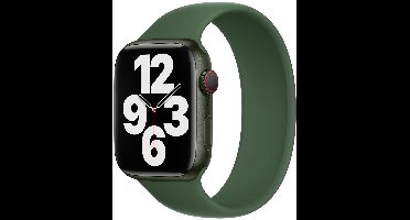 Apple Siliconen solobandje voor de Apple Watch | 44/45/46/49 mm - Maat 8 - Clover