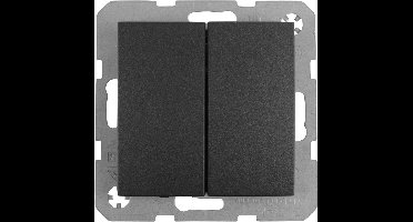 Berker S1 schakelaar - inbouw - wissel/wissel - antraciet
