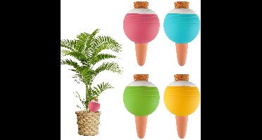 Unyqoos® Set van 4 zelfbewaterende irrigatieballen voor planten binnen en buiten