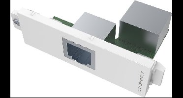 VISION Techconnect Modular AV Faceplate - LIFETIME WARRANTY - RJ45 module - shielded female on front - female socket on