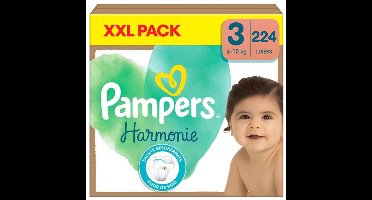 Pampers - Harmonie - Maat 3 - Mega Maandbox - 224 stuks - 6/10 KG