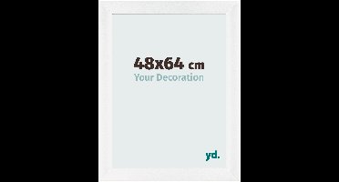 Your Decoration - Fotolijst 48x64 cm - MDF - Wit Hoogglans - Pisa