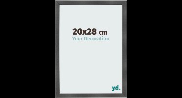 Your Decoration - Fotolijst 20x28 cm - MDF - Zwart Mat - Pisa
