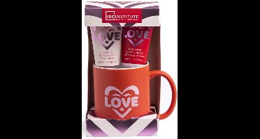 IDC Cadeauset voor Vrouwen - Geurige Gel en Balsem in Stijlvolle Mok - 1 Stuk