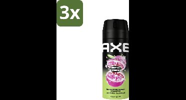 AXE - Deodorant Spray - Epic Fresh - Citrus & Mint - Ultra Fris - 150 ml - Bulkverpakking - 3 stuks