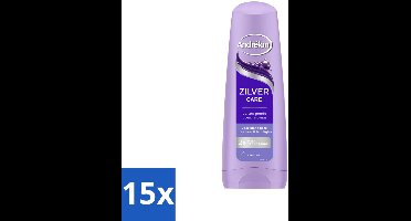 15 x Andrélon – Conditioner – Zilver Care – 200 ml - Zilver Care Conditioner - Keratine Conditioner - Blond Haar Conditioner - Grijs Haar Conditioner - Gehighlight Haar Conditioner
