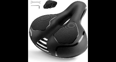 Fietszadel Heren en Dames - Comfort Gel - Zwart