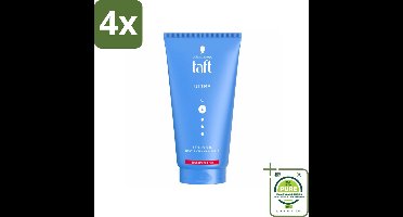 Taft - Ultra 4 - Styling Gel - Stevige fixatie - 150 ml - Voordeelverpakking - 4 stuks - Haar gel - Stevige fixatie