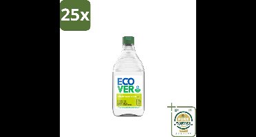25 x Ecover - Afwasmiddel - Citroen & Aloë Vera - 450 ml - Grootverpakking - Afwasmiddel Citroen Aloë Vera - Plantaardig Afwasmiddel - Milieuvriendelijk Afwasmiddel - Biologisch Afbreekbaar Afwasmiddel - Huidvriendelijk Afwasmiddel