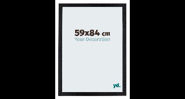 Your Decoration - Puzzellijst 59x84 cm - Zwart Mat - Puzzellijst 1500-2000 stukjes - MDF Fotolijst - Mura