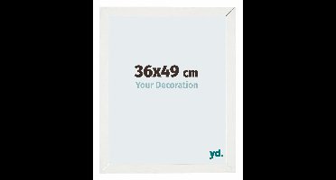 Your Decoration - Puzzellijst 36x49 cm - Wit Geveegd - Puzzellijst 500-1000 stukjes - MDF Fotolijst - Mura