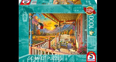 Schmidt - Legpuzzel - Bergland - veranda - 1000 stukjes - Volwassenen - vanaf 12 jaar