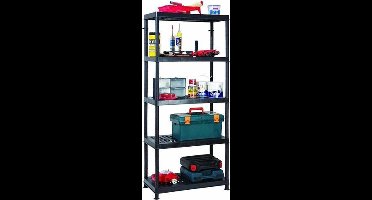 Opbergrek geventileerd zwart - 5 units