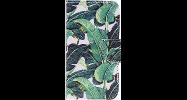 Shop4 - Geschikt voor Samsung Galaxy S20 Ultra Hoesje - Wallet Case Bladeren Groen