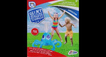 Grafix Watersproeier opblaasbare octopus 75 cm