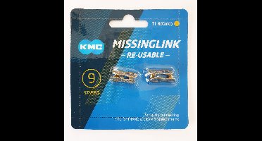 KMC Sluitschakel MissingLink 9R Ti-N Gold 6.60mm 9v (2)