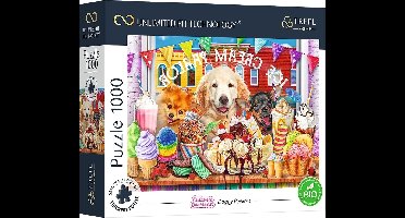 Trefl Prime Glurende Honden puzzel - 1000 stukjes