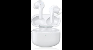 Draadloze Oordopjes – Draadloos Bluetooth Oortjes – In-Ear Headset – Active Noise Cancelling – Regen en Zweet Bestendig - Verbeterde versie - Wit