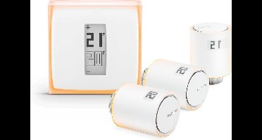 Netatmo Pack “Slimme Thermostaat + 3 Slimme Radiatorknoppen”