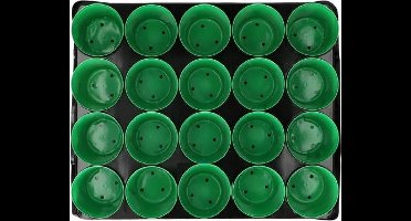 Kweekpotten, 20 stuks in tray