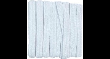 Elastiek plat 6mm wit | 10 meter | Elastiek naaien | Elastiek band | ondergoedelastiek