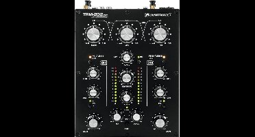 OMNITRONIC Mengpaneel - Audio mixer TRM-202MK3 2-Channel Rotary Mixer