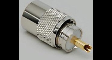 BKL Electronic 0406043 0406043 UHF-connector Stekker, recht 50 Ω 1 stuk(s)