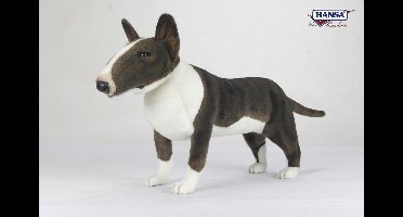 Hansa Knuffel Hond Bull Terrier - Realistische vechthond van 69 cm