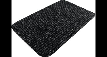 Deurmat voor buiten en binnen - Antraciet - 100 x 400 cm