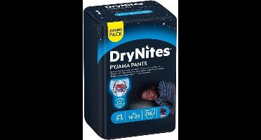 Drynites luierbroekjes - jongens - 3 tot 5 jaar - 16 stuks (1x16)