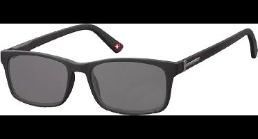 Montana Zonnebril Unisex Rechthoekig Zwart (mr73s) Sterkte +1.00