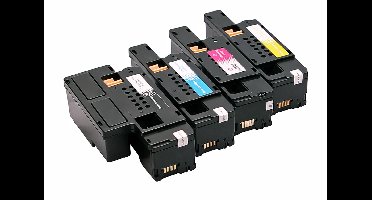 Set 4x ABC huismerk toner geschikt voor Xerox Phaser 6020 6020BI 6022 6027 WC6025 WC6027 WorkCentre 6025